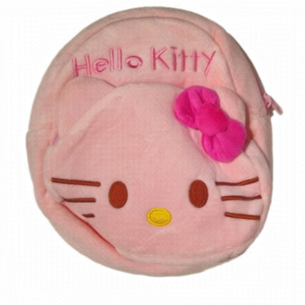 Hello Kitty Plush Mini Backpack Pink Kids Toddler 2-5 NWOT